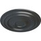 Ekena Millwork Traditional Ceiling Medallion (Fits Canopies up to 5 1/2"), Hand-Painted Pewter, 24 3/8"OD x 1 1/2"P CM24TRPES - alternate 3